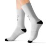 Fun Running Socks - Sublimation Socks; Motivational Socks for Runners