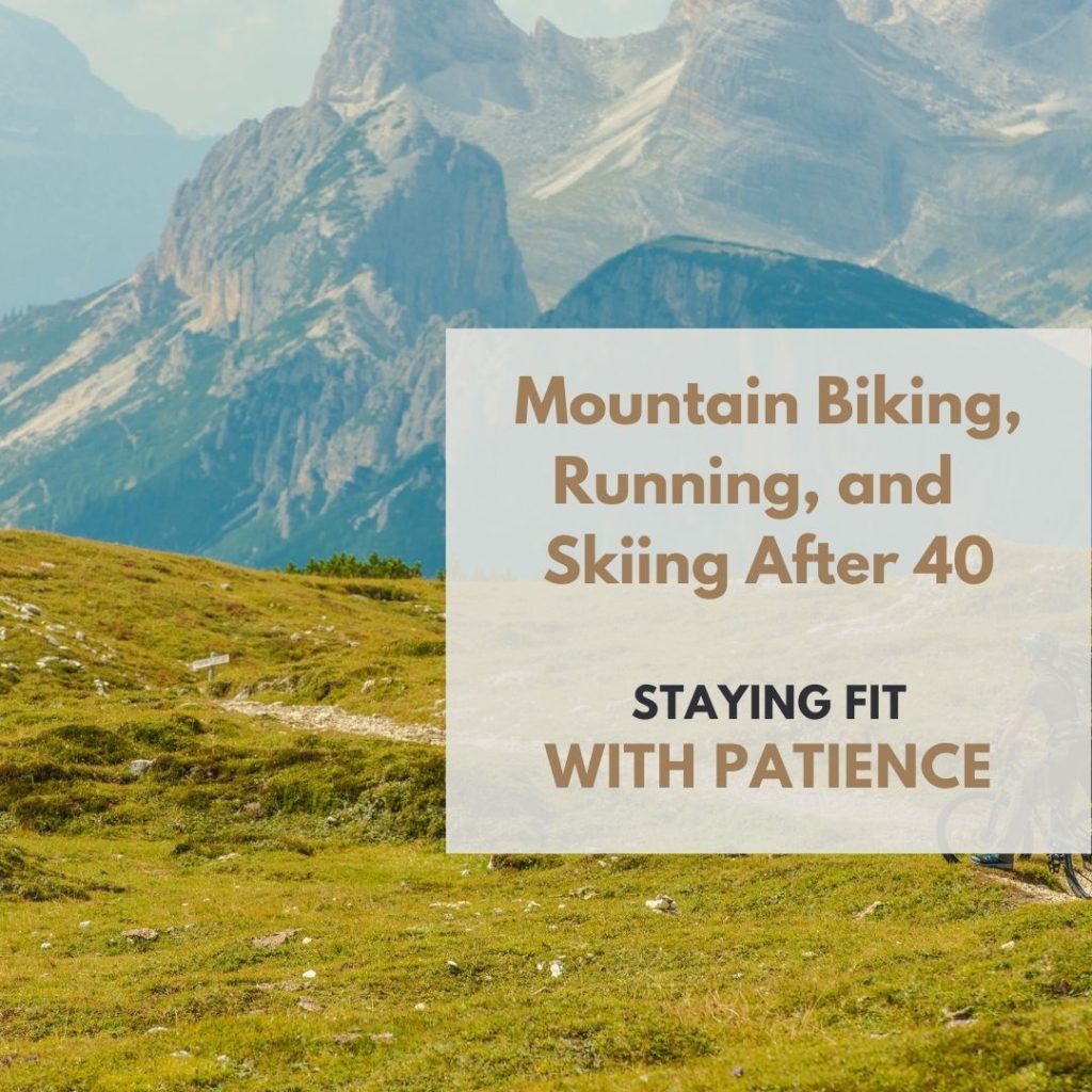 mountain biking and running